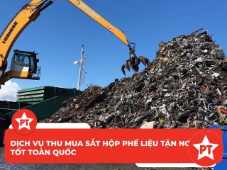 Dịch vụ thu mua sắt hộp phế liệu tận nơi giá tốt toàn quốc