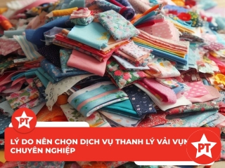 Lý do nên chọn dịch vụ thanh lý vải vụn chuyên nghiệp